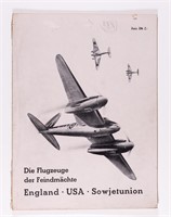 WWII ALLIED AIRPLANE RECOGNITION GUIDEBOOK