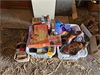 Large Lot of Children's Books, Games, Etc.