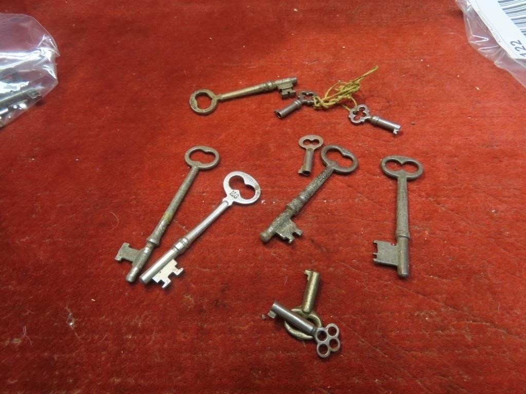 (10)Skeleton keys lot.