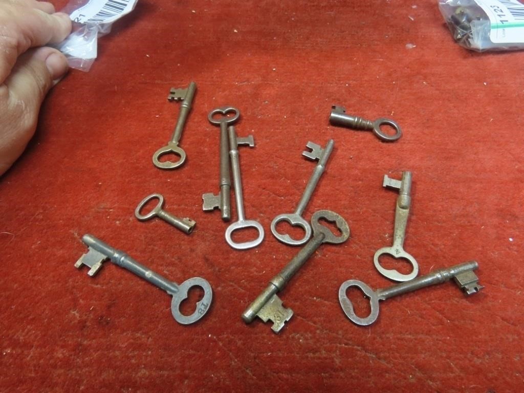 (10)Skeleton keys lot.