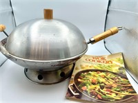 Taylor NC Wok with Cookbooks & Tools