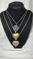 Necklaces with Heart Pendants (3)