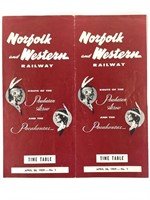 1959 Norfolk & Western Railway Time Table