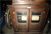 Oak Cabinet With Printing Machine (not sure)