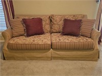Klaussner Couch, Includes Pillows 84 x 42 x 35"