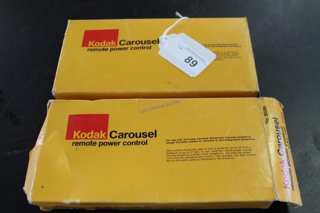 Pair of Kodak Carousel Power Remote Controls