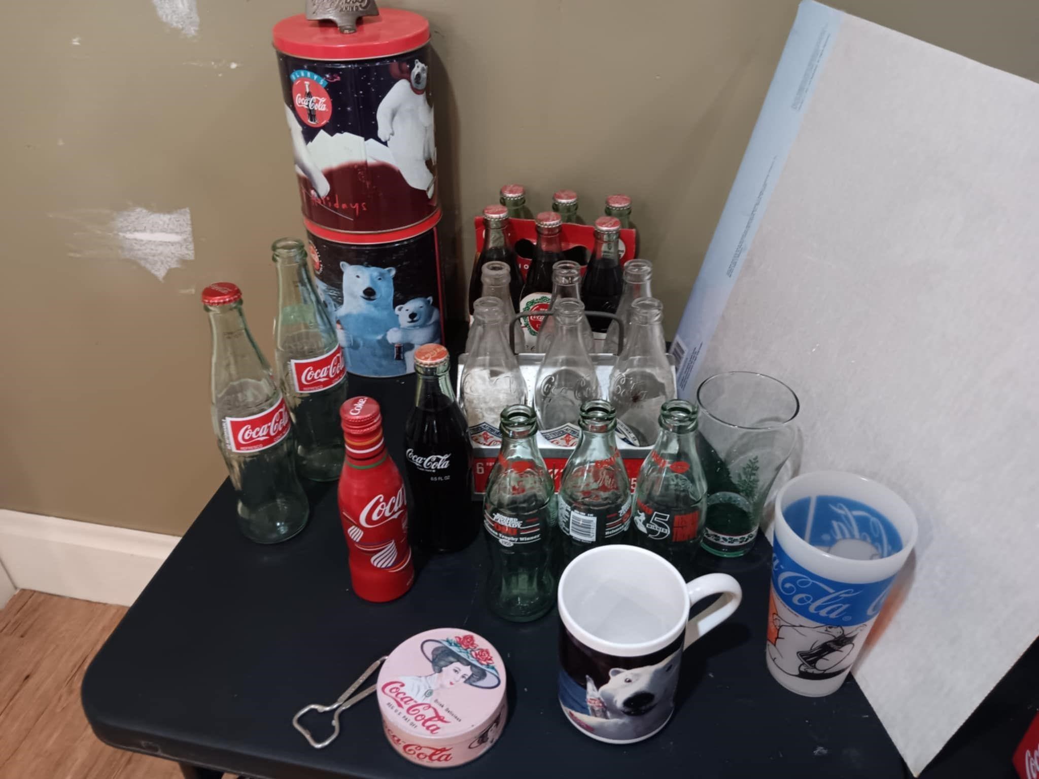 Higly collectible coke bottles