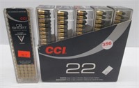 (594) Rounds of CCI 22 short 29 grain ammunition.