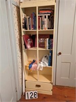 Bookcase w/ Contents of Books