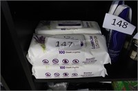 4-100ct lavender pet wipes