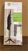Home to Office Solutions Solid Wood Coat Rack