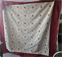 beautiful 2 color quilt