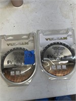 2 6 1/2 " vulcan saw blades for wood - new