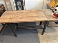 work bench with Fuller vise