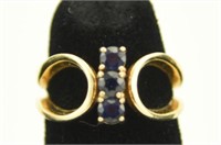 Lot #42 - Ladies 14K yellow gold ring set with