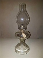 Vintage glass oil lamp
