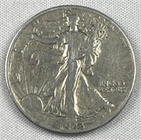 1943 Walking Liberty Silver Half Dollar, US 50c