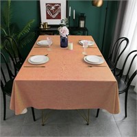 LIBERECOO Vinyl Tablecloth (6-8) Seats with