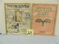 2 Pieces Of Chicken Sheet Music (1 Black -