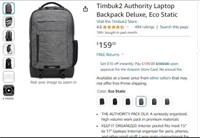 SR1693  Timbuk2 Authority Laptop Backpack Deluxe