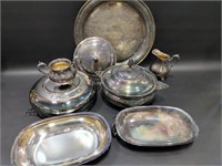 Lot of  Vntg Silver Plate, Reed & Barton, Kent +