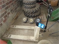 JET 5000LB PALLET JACK WORKS