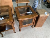 End Table, Glass Top