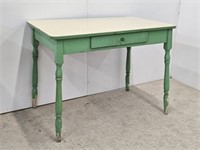 PORCELAIN TOP TABLE WITH ONE DRAWER