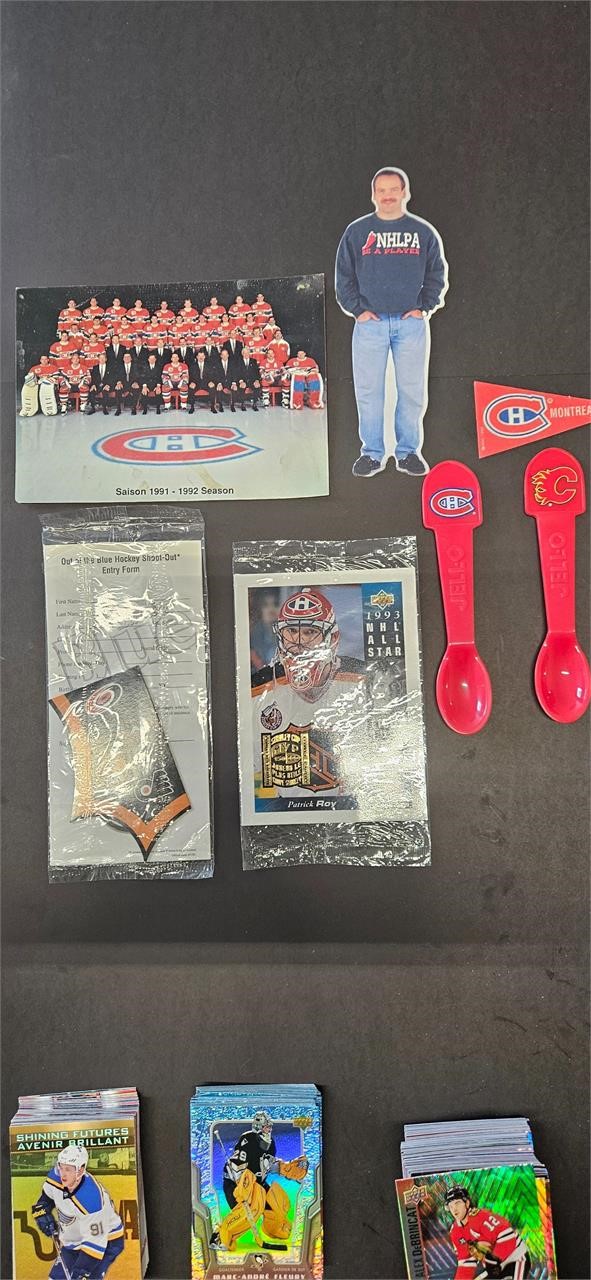 hockey memorabilia Montreal Canadian and others