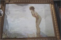 PRINT OF NUDE WOMAN