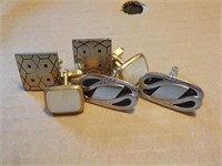 3 sets of cuff links