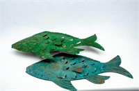 One Fish, Two Fish! (2) Metal Wall Art Sculptures