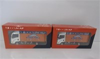 2x NEW METAL EXPRESS DELIVERY TRUCK IN BOX