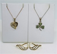 Sterling Necklaces & Earrings