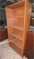 WOOD - 6' X 36" FIXED SHELF BOOKCASE