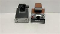 (2) vintage Polaroid One step SX-70 cameras, not