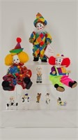 Clowns: Porcelain Dolls, Small Figurines