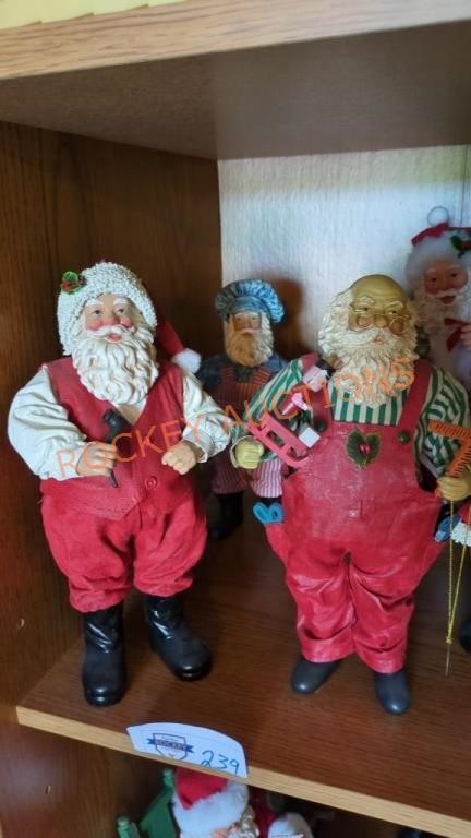 clothtique santa figures