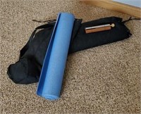 Yoga mats with carry bags (2), energy chime