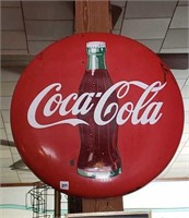 Vintage Coca Cola Button / Sign / Advertising