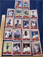 Rookie Baseball card set 460-477 1997 upper deck