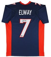 John Elway Authentic Signed Jersey BAS Witnessed