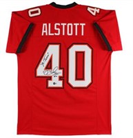 Mike Alstott "A-Train" Signed Jersey BAS Witnessed