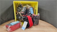 12 RED 8-SOUL BICYCLE POUCHES