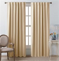 New- NICETOWN Solid Blackout Curtain Panels -