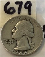 1946 Washington Silver Quarter