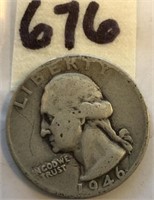 1946 Washington Silver Quarter