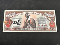 $1 Million Michael Jordan Commemorative Note