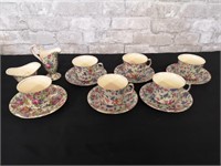 Vintage Royal Winton teacups and saucers.