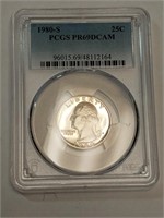 OF) 1980-S PCGS PR69 DCAM Washington quarter